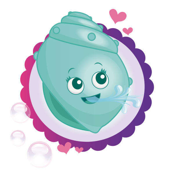 Кукла русалочка для купания Bloopies – Flowy, брызгается водой и пузырями  